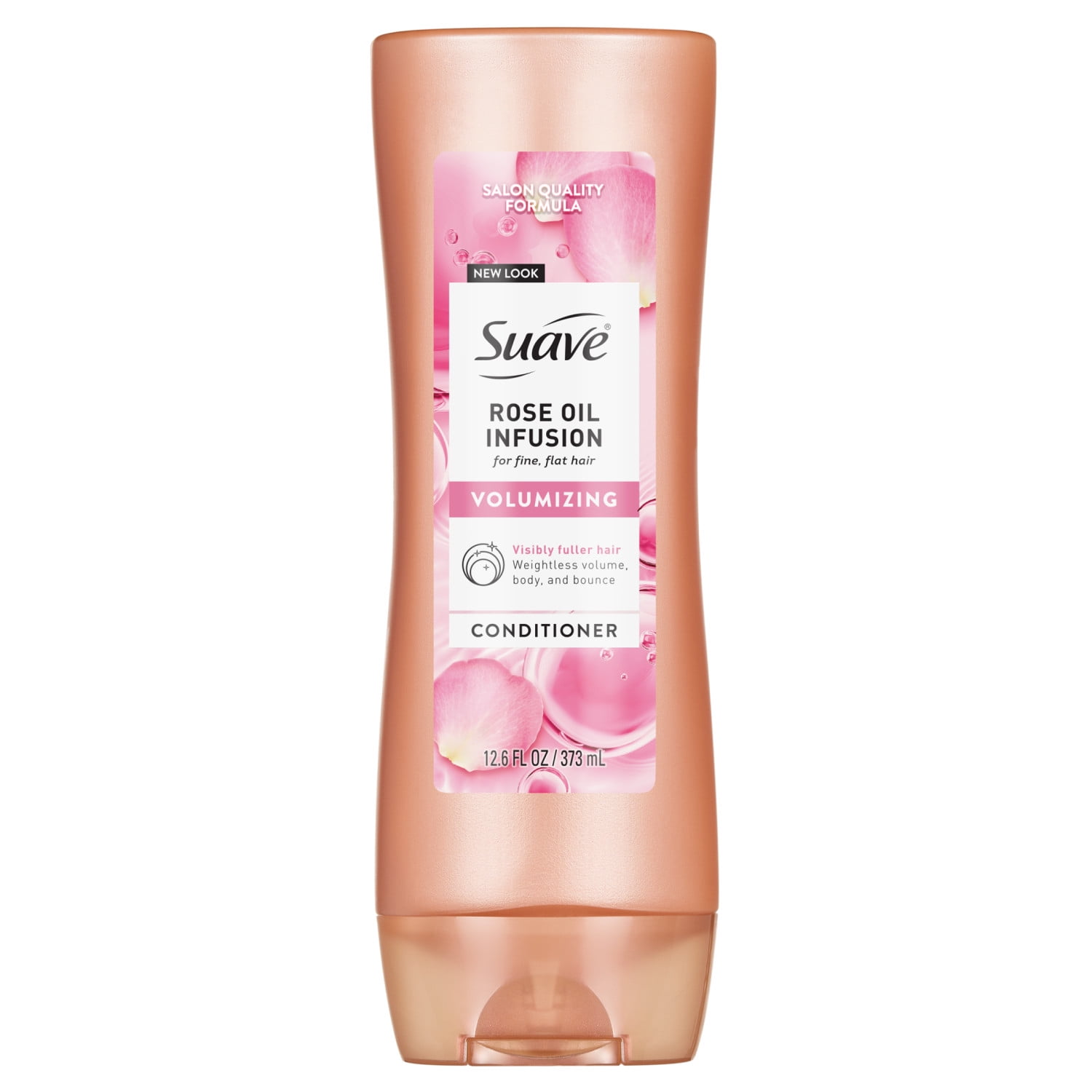 Suave Rose Oil Infusion Volumizing Conditioner for Fine, Flat Hair, 12.6 FL OZ