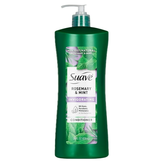Suave Invigorating Conditioner With 100% Natural Rosemary & Mint, 28 FL OZ