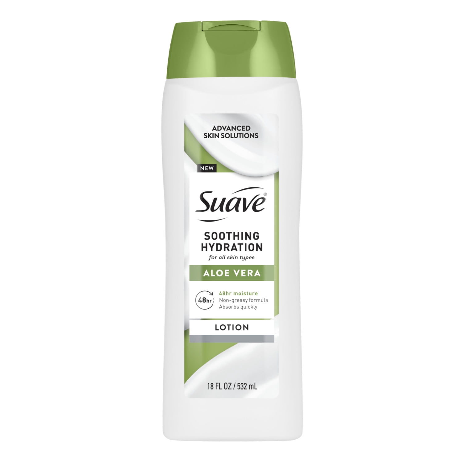 Suave Soothing Hydration Hand & Body Lotion For Women With Aloe Vera For Dry Skin 18 FL OZ