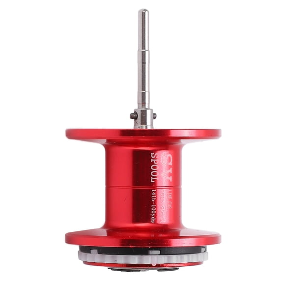 SV Metal Deep Fishing Reel Spare Spool with Centrifugal Brake 16LB-90YDS 14LB-100YDS Lightweight Wire Cup