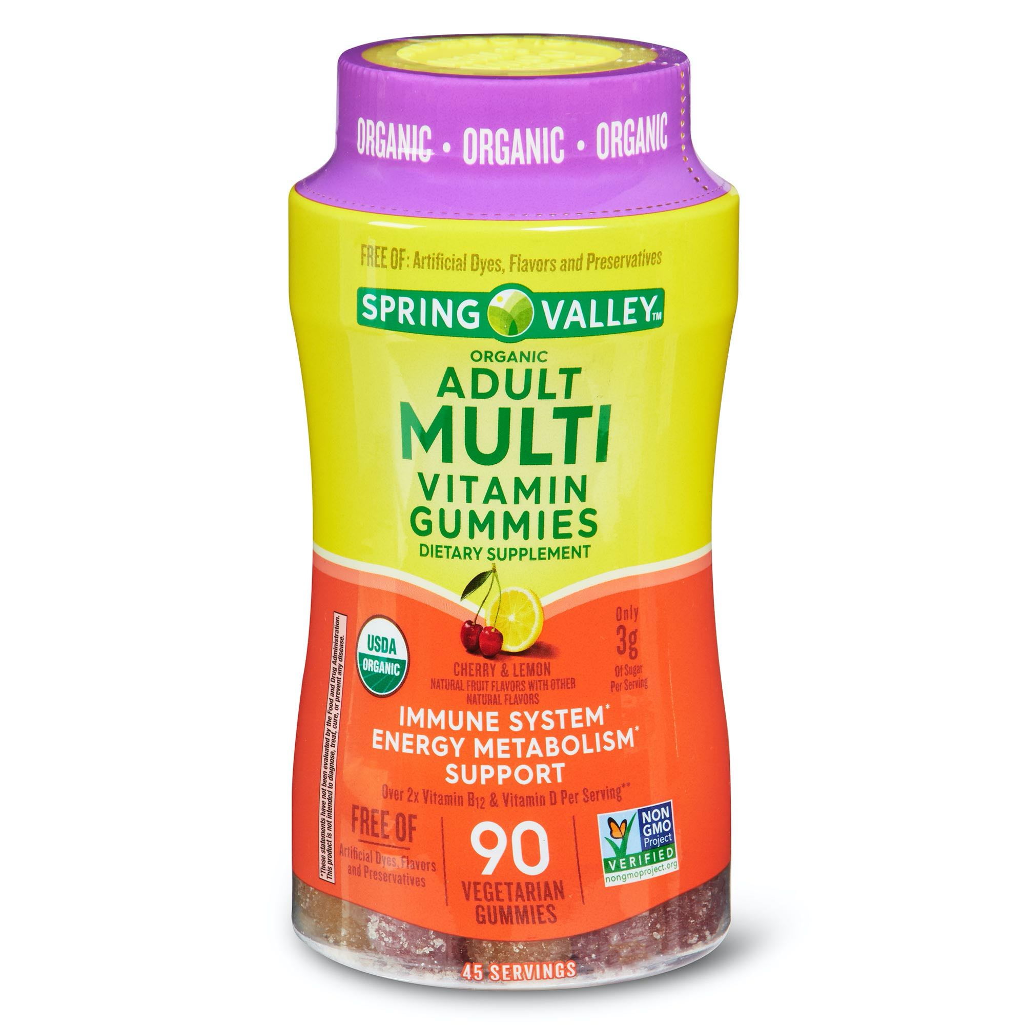 SV ORG WOM MULTI VEG GUMMY 90