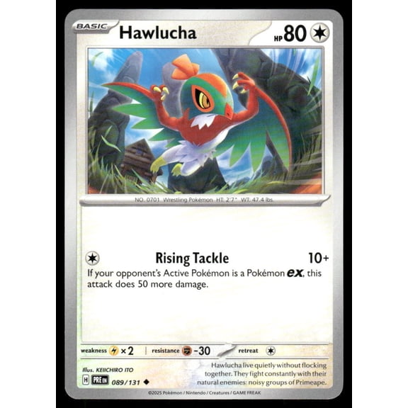 SV: Prismatic Evolutions Hawlucha Uncommon #089/131