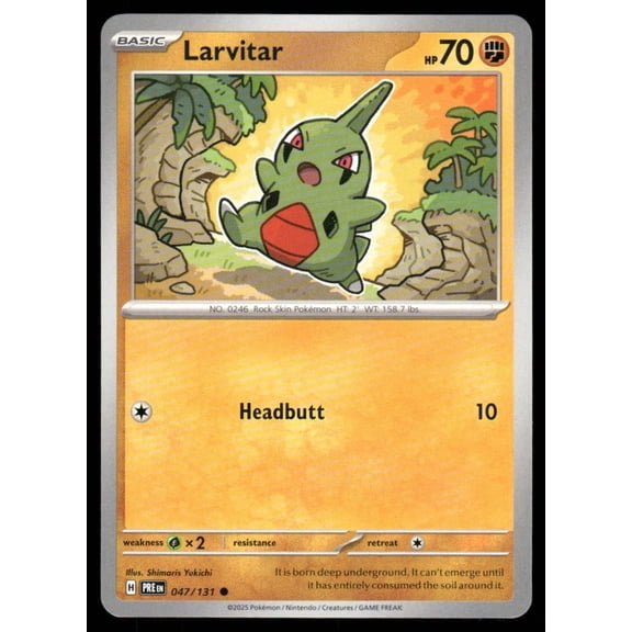 SV: Prismatic Evolutions Larvitar Common #047/131