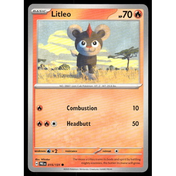 SV: Prismatic Evolutions Litleo Common #015/131