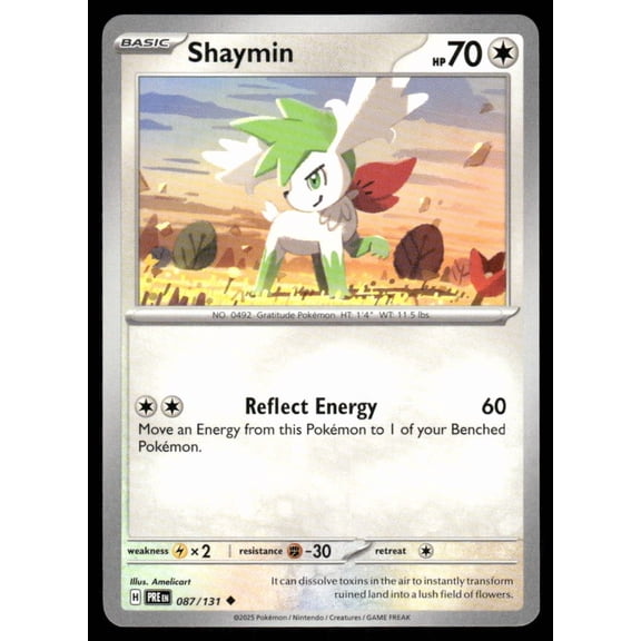 SV: Prismatic Evolutions Shaymin Uncommon #087/131