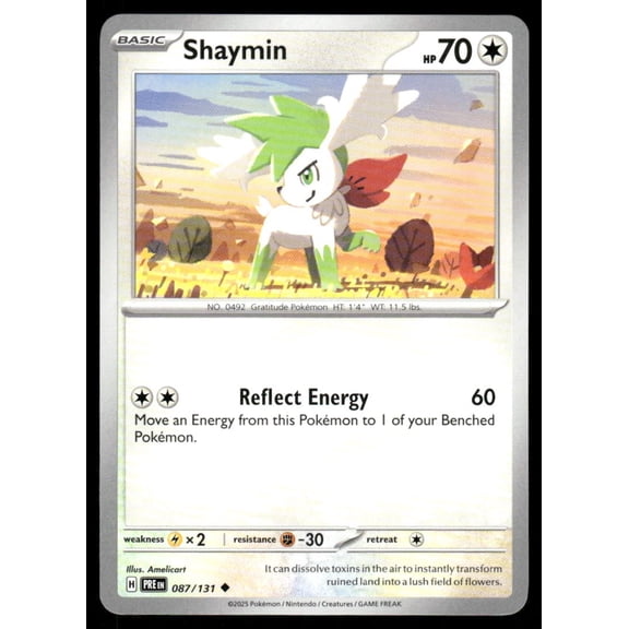 SV: Prismatic Evolutions Shaymin Uncommon #087/131