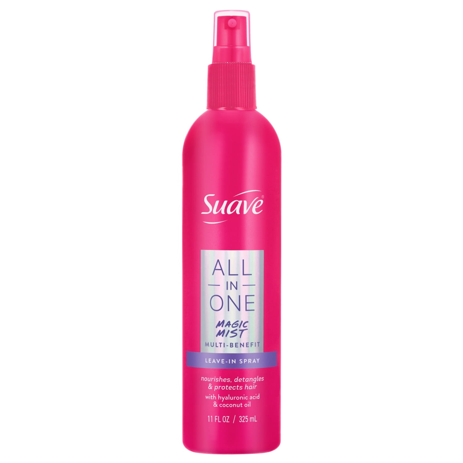 Suave All In One Magic Mist Leave-In Spray, Detangles, Hydrates, Controls Frizz, 11 FL OZ