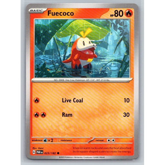 SV04: Paradox Rift Fuecoco Common #023/182