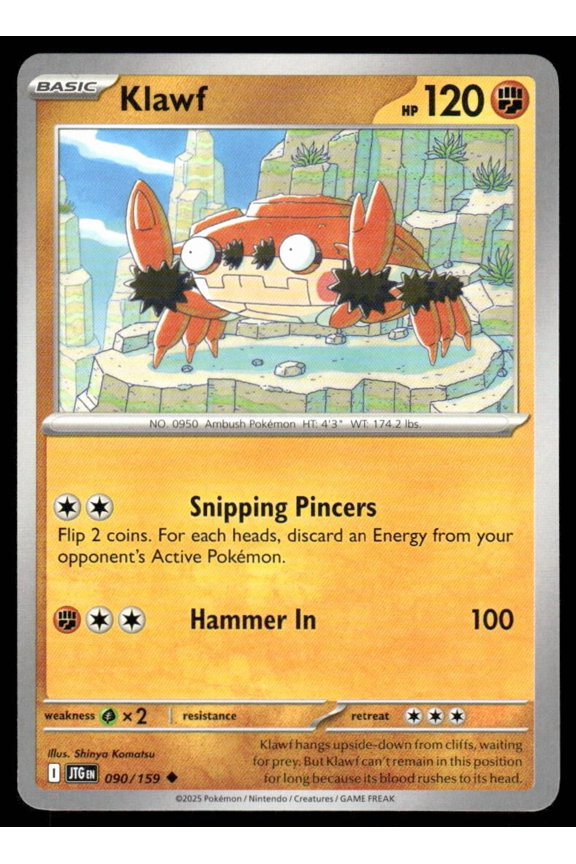 SV04: Paradox Rift Klawf Uncommon #105/182