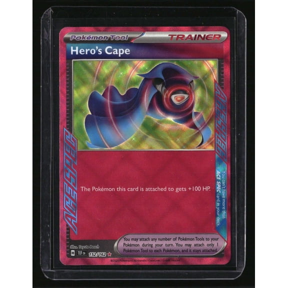 SV05 Temporal Forces Hero's Cape 152/162 Near Mint Pokmon Card