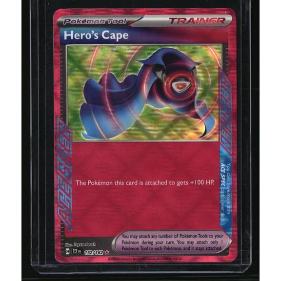 SV05 Temporal Forces Hero's Cape 152/162 Near Mint Pokmon Trading Card