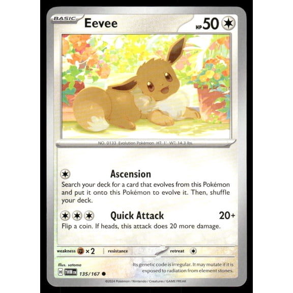 SV06: Twilight Masquerade Eevee Common #135/167