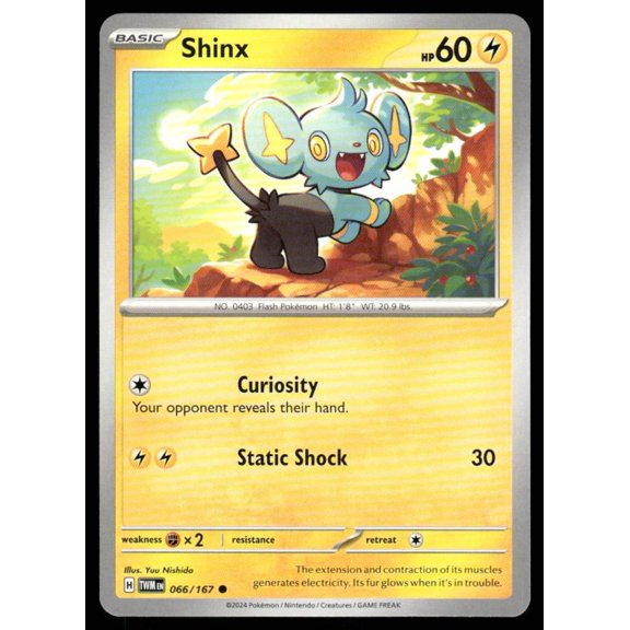 SV06: Twilight Masquerade Shinx Common #066/167