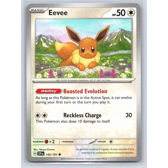 SV08: Surging Sparks Eevee Common #143/191