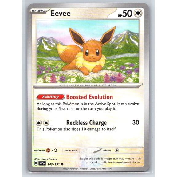 SV08: Surging Sparks Eevee Common #143/191