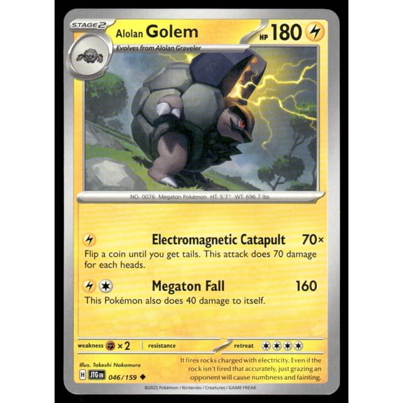 SV09: Journey Together Alolan Golem Uncommon #046/159