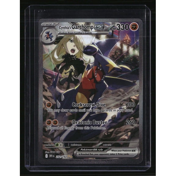 SV10 Destined Rivals Cynthia's Garchomp ex 232/182 Near Mint Pokemon Trading Card