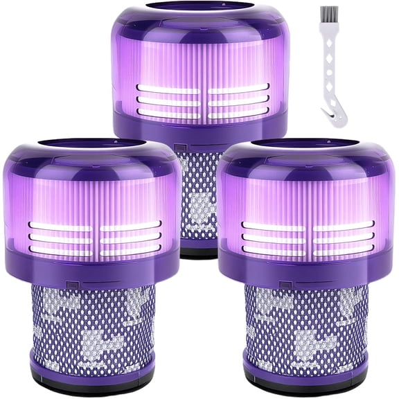SV18 Filter Replacement Compatible with D.yson Digital Slim and SV18 Spare Cordless Vacuum, Part No. 970612-01, 3 Pack V10 Digital Slim filter for D.yson