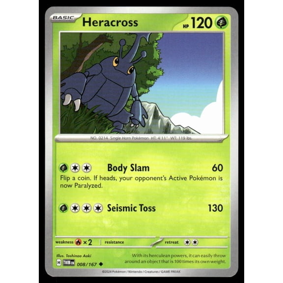 SV6: Transformation Mask Heracross Japanese Uncommon #003/101