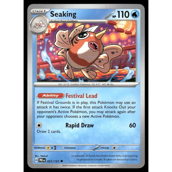 SV8a: Terastal Fest ex Seaking Common Japanese #029/187