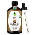 thumbnail image 1 of SVA Baobab Seed Oil Organic - 4 Fl Oz – 100% Natural Cold Pressed Organic Baobab Oil - for Face, Skin Care, Hair Care, Scalp Massage & Body Massage – Carrier Oil with Dropper, 1 of 8