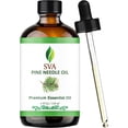 thumbnail image 1 of SVA Pine Needle Essential Oil – 4 Fl Oz – 100% Natural Pine Needle Oil - for Diffuser, Hair Care, Face, Skin Care, Aromatherapy, Scalp and Body Massage, Soap and Candle Making – with Dropper, 1 of 8