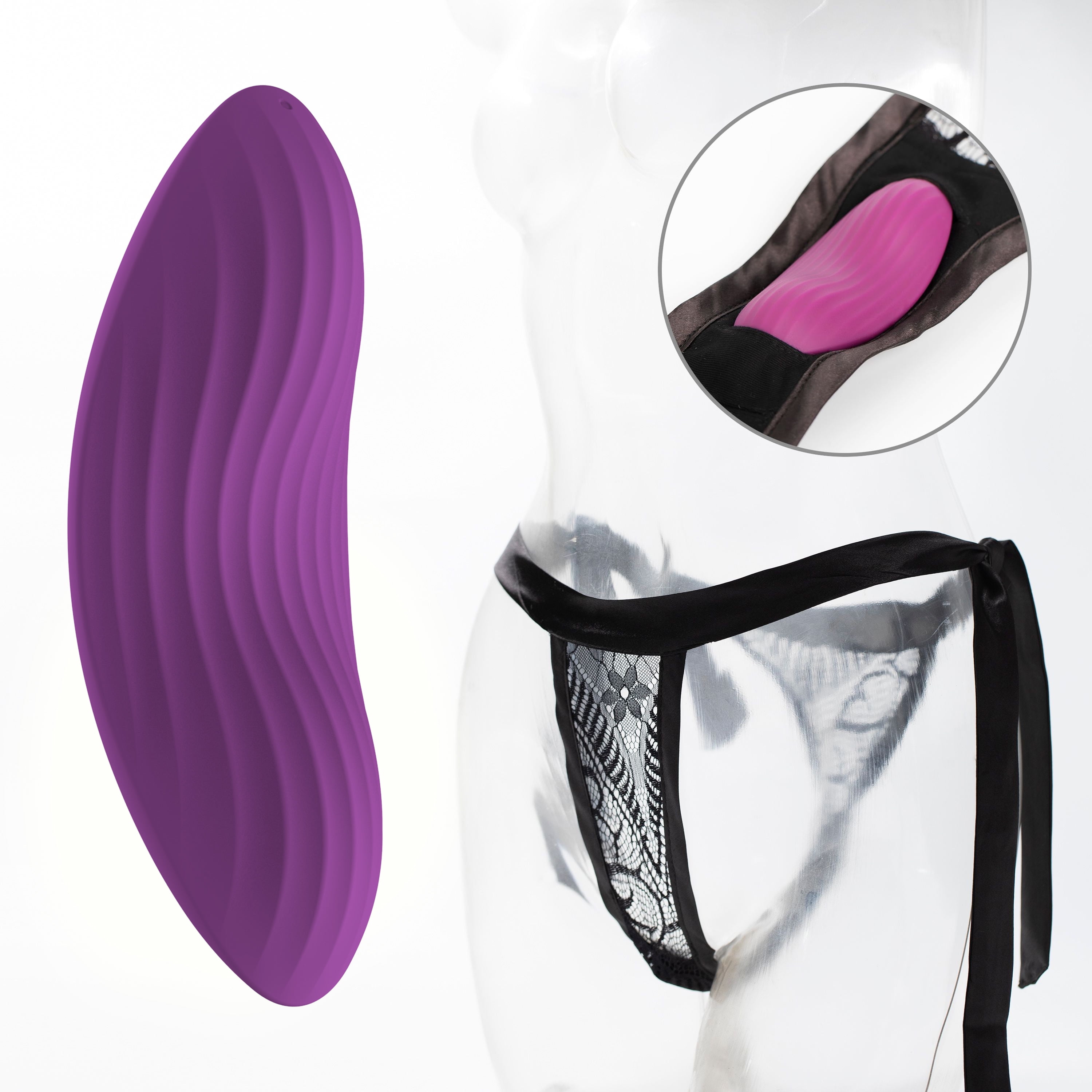 SVAKOM Edney Wearable Vibrator Vibrating Knickers, App-Controlled Clitoral Stimulator, Sex Toys for Women