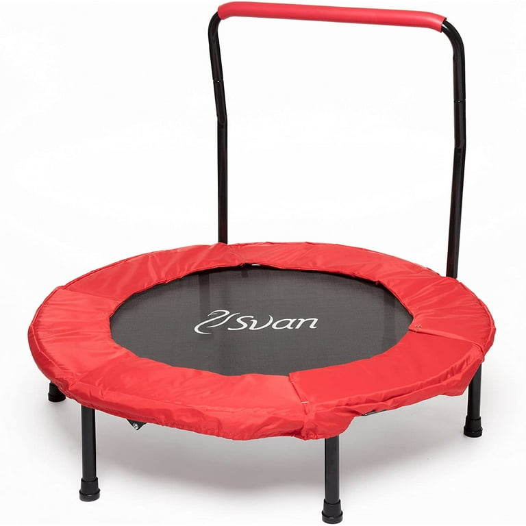 Svan 36 Inches Kid Trampoline W Handle for Stability Foldable Handrail and Portable