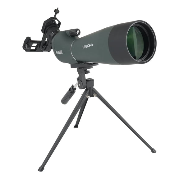 SVBONY SV28A 20-60x80 Spotting Scope with Tripod Phone Adapter Monocular Telescope Spotting Scopes for Bird Watching Scope