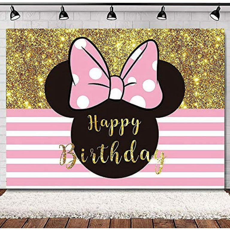 Mouse Backdrop for Parties, Kids Mouse Photo Backdrop