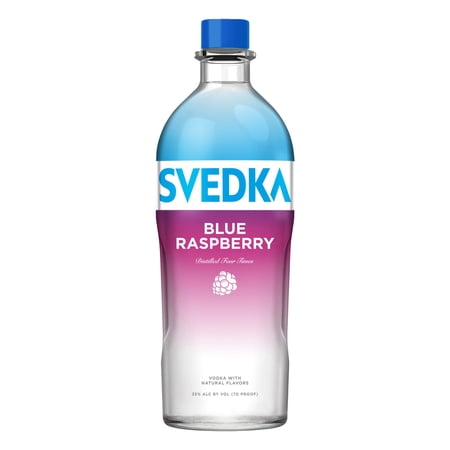 Svedka Blue Raspberry Vodka, 1.75l 70 Proof
