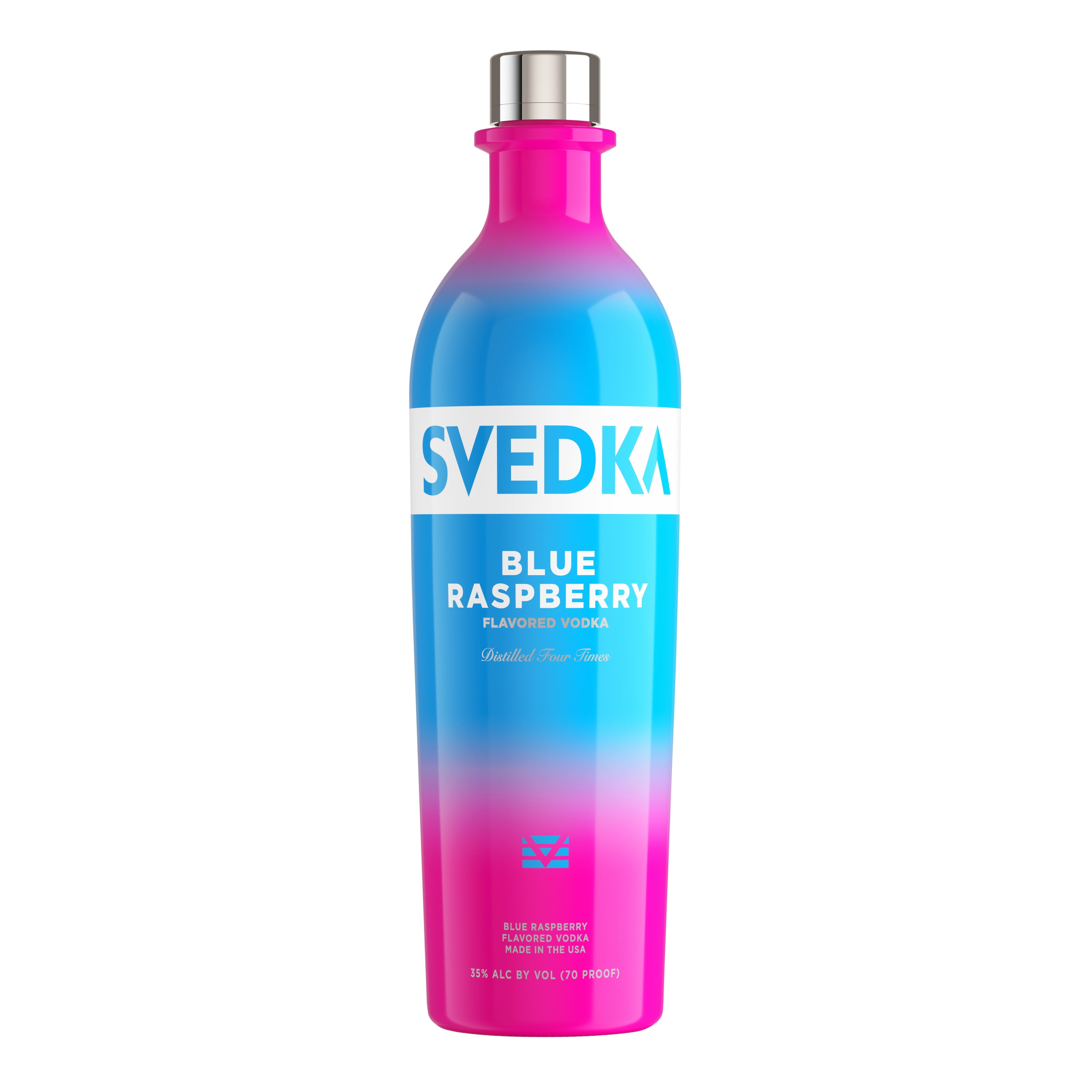 SVEDKA Blue Raspberry Flavored Vodka 750 ml Bottle 35% ABV Walmart com