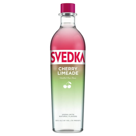 Svedka Cherry Limeade Vodka, 750ml, 70 Proof (35% ABV)