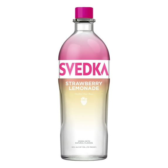 Svedka Strawberry Lemonade Flavored Vodka, 1.75 L Bottle, 35.0% ABV