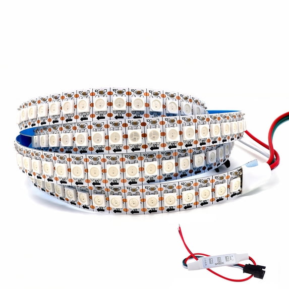 SVFISHKK WS2812B LED Strip Individual Addressable Light 3.2FT 144Pixels ...