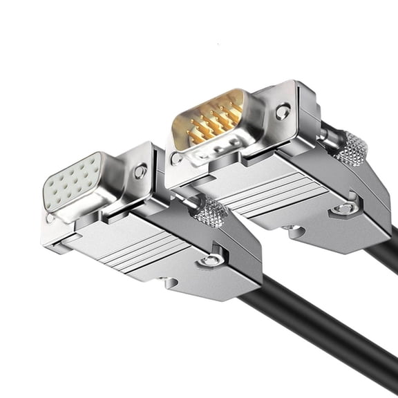 SVGA Cable HDB15 Male/Female 150cm Coaxialed Wire Double Shielded Fast Speed