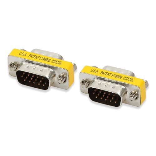 Kentek DB9 Female To HD15 Male Adapter, 9-Pin Serial To VGA Video RS-232 Connector, EG10282GC044