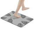 thumbnail image 1 of SVOHZAV Diatomaceous Earth Bath Mat Non-Slip Quick Drying Floor Mat Super Absorbent Fit Underdoor Mat for Shower Bathroom Sink Floor Rug 23.6" L x 15.4" W (60 * 39 cm,Rectangle)-(Banana Leaf), 1 of 7