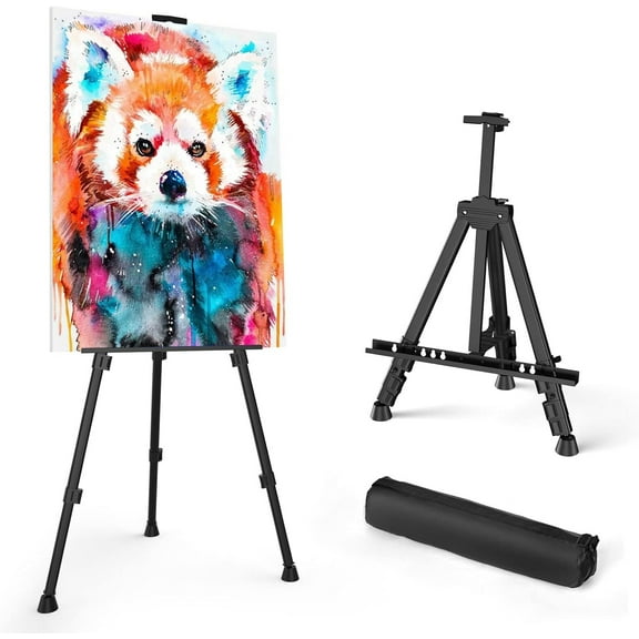 SVOPY 17" - 66" Art Painting Display Easel Stand Portable Adjustable Aluminum Metal Tripod