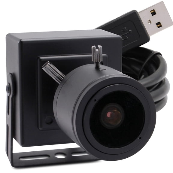 SVPRO Manual Focus USB Camera with Zoom 2.8-12mm Lens 1080P HD Low Light Webcam with Sony IMX323 Sensor H.264 Portable USB Web Camera with Metal Housing and Bracket