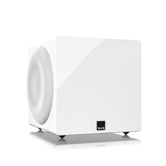 SVS 3000 Micro R|Evolution, Dual 9" Drivers, 4000+ Watts Peak Power Micro Subwoofer - Piano Gloss White