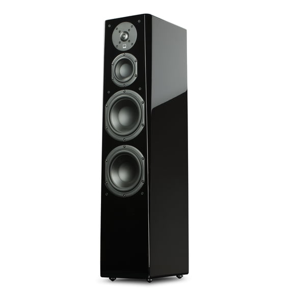 SVS Prime Tower, Reference Tower Speaker, 1" Aluminum Tweeter, 4.5" Midrange, Dual 6.5" Woofers - Piano Gloss Black (single speaker)