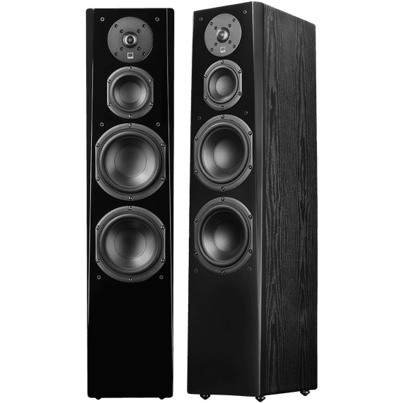 SVS Prime Tower, Reference Tower Speaker, 1" Aluminum Tweeter, 4.5" Midrange, Dual 6.5" Woofers - Piano Gloss Black