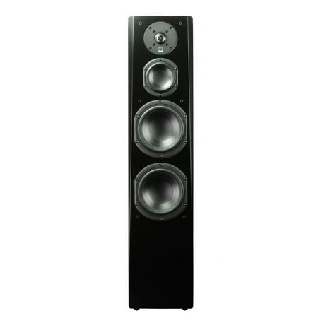 SVS - Prime Dual 6-1/2" Passive 3.5-Way Floor Speaker (Each) - Premium black ash