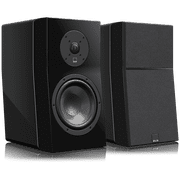 SVS Ultra Evolution Bookshelf, Flagship Reference Speaker, Diamond Coated Tweeter - Pair - Black Oak
