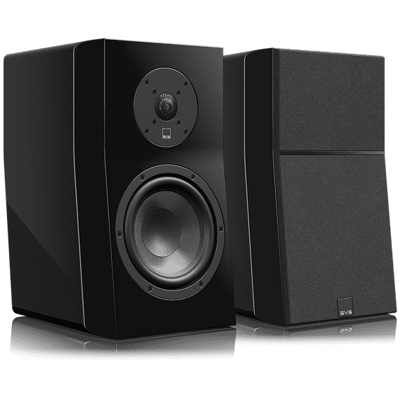 SVS Ultra Evolution Bookshelf, Flagship Reference Speaker, Diamond Coated Tweeter - Pair - Black Oak