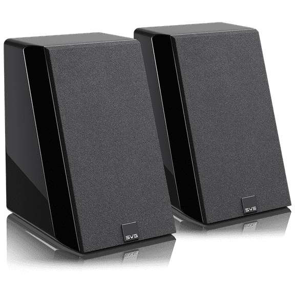 SVS Ultra Evolution Elevation, Flagship Reference Height Effects Speaker, Diamond Coated Tweeter - Pair - Black Oak