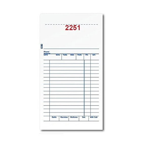 SVTM-203 Mid Size Speedvoices 3-Part Blank Form 1000 per case