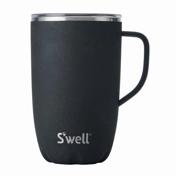 S'well 16 oz Onyx Stainless Travel Mug Black