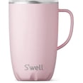 thumbnail image 1 of S'well 16 oz Stainless Steel Insulated Travel Mugs, Pink, 1 of 2